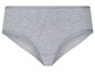 Graue Baumwollunterhose
