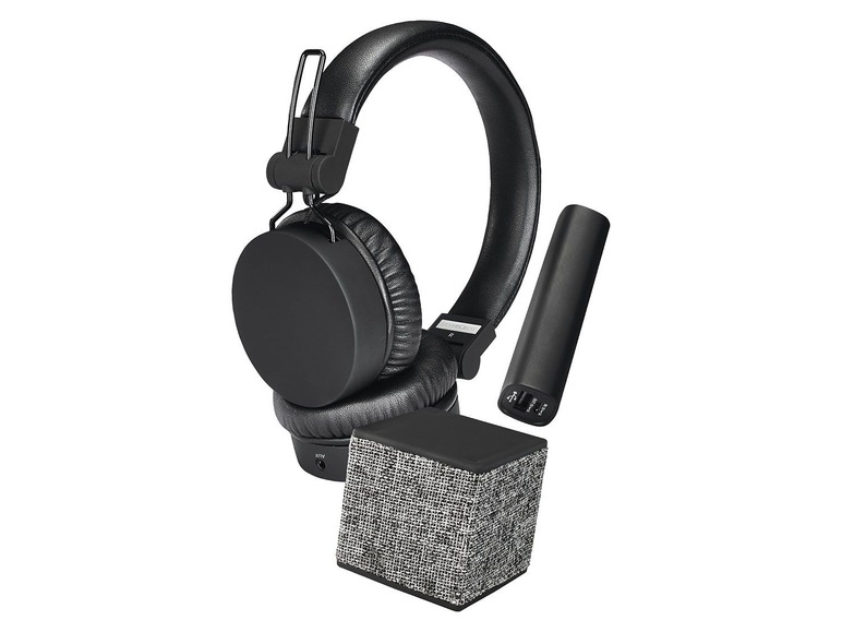 Gehe zu Vollbildansicht: SILVERCREST® Technik Set, mit On-Ear-Kopfhörer, Bluetooth-Lautsprecher und Powerbank - Bild 6