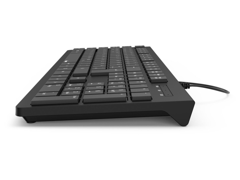 Gehe zu Vollbildansicht: Hama Basic-Tastatur "KC-200", Schwarz - Bild 3