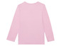 Ein rosafarbenes Langarmshirt für Mädchen.