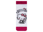 Weiße Hello Kitty Socken mit rosa Details.