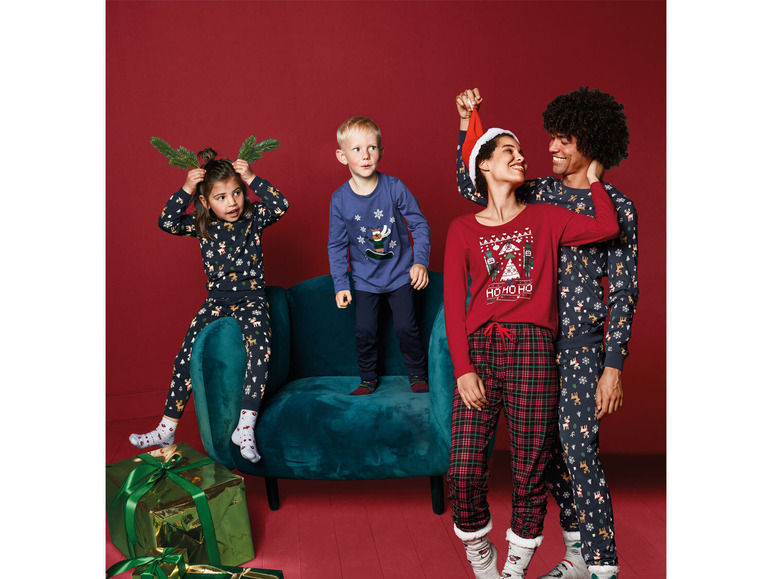 Gehe zu Vollbildansicht: LUPILU® Kleinkinder Jungen Pyjama lang, aus reiner Baumwolle - Bild 13