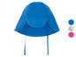 Blaue Sonnenmütze mit Kinnband für Kinder