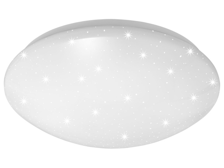 Gehe zu Vollbildansicht: LIVARNO LUX® LED-Wand- und Deckenleuchte »Starlight«, 36 LEDs, Lampenschirm mit Sternen-Effekt - Bild 2