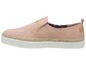 Rosa Slip-on Sneaker mit Espadrille-Sohle.