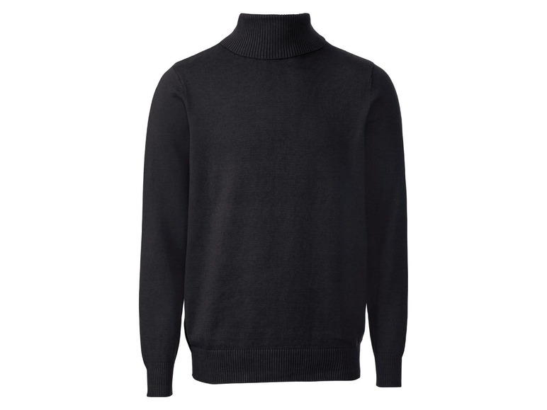 Gehe zu Vollbildansicht: LIVERGY® Rollkragenpullover Herren, mit elastischem Bündchen, aus reiner Baumwolle - Bild 5