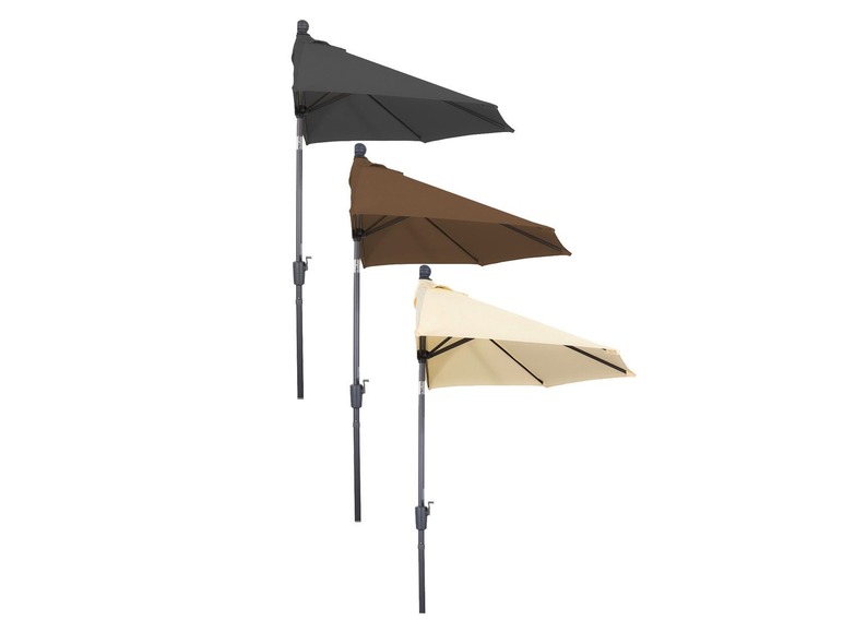 Gehe zu Vollbildansicht: Schneider Halber Sonnenschirm »Granada«, 135 cm Spannweite, UV-Schutz 80, mit Schutzhülle - Bild 2