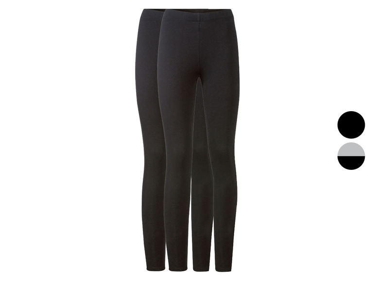 Gehe zu Vollbildansicht: ESMARA&reg; Leggings Damen, 2 St&uuml;ck - Bild 1