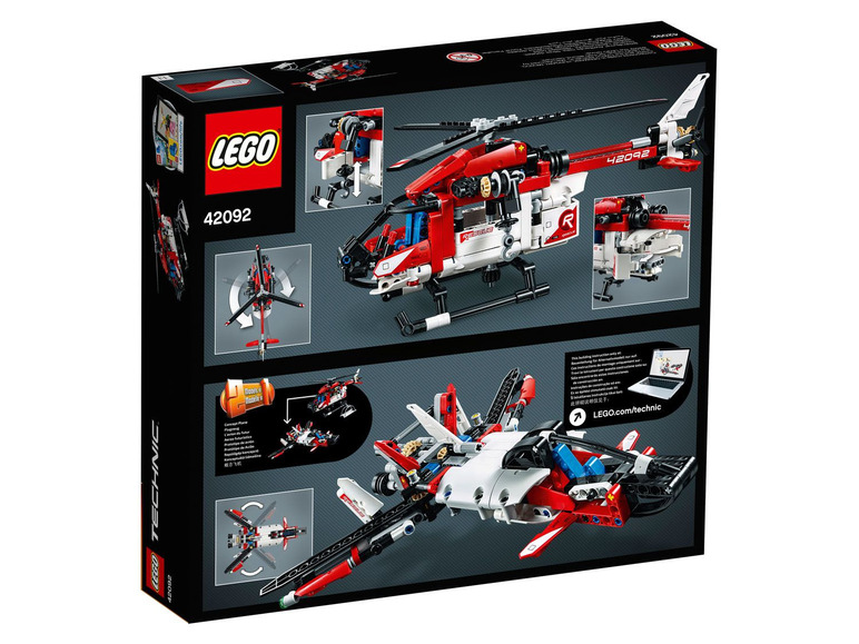 Gehe zu Vollbildansicht: LEGO® Technic 42092 »Rettungshubschrauber« - Bild 2