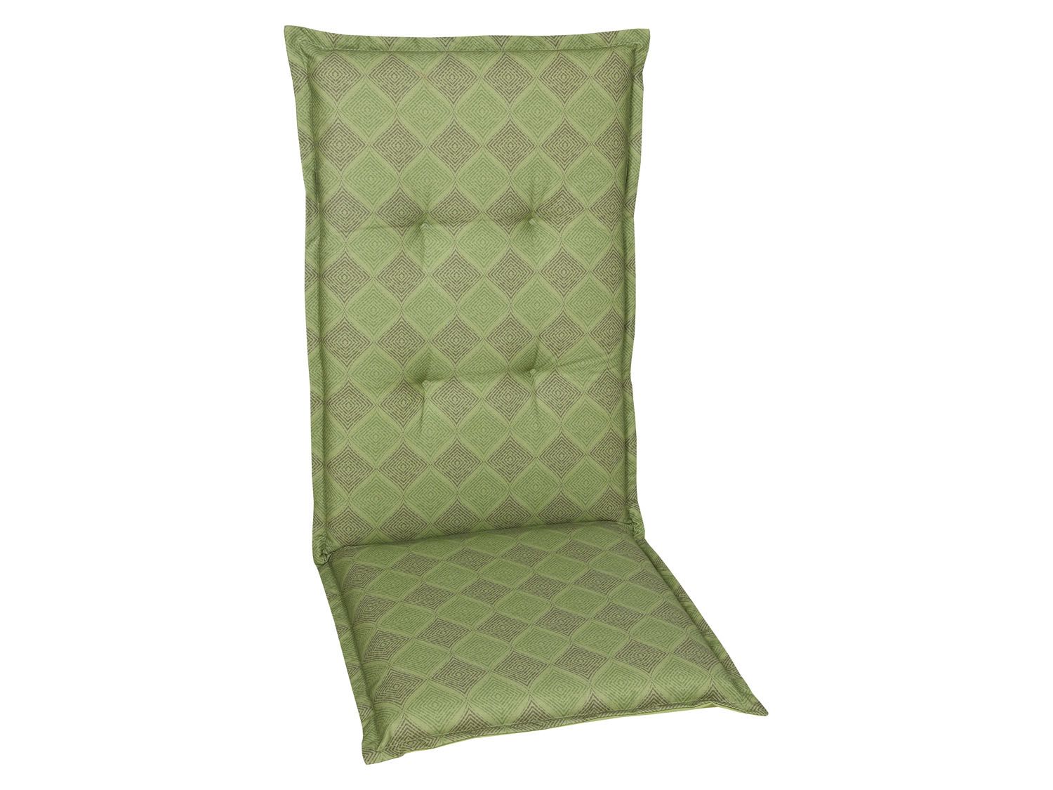 GO-DE TEXTIL Gartenauflage Raute (2er Set Hochlehner, Grün) – Bild 2 von 2