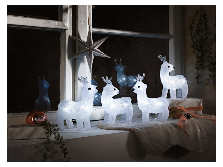 Gehe zu Vollbildansicht: LIVARNO HOME Acryl Deko Figuren, mit LED - Bild 9