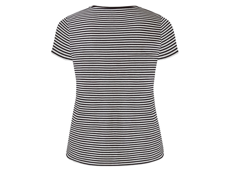 Gehe zu Vollbildansicht: esmara® Damen T-Shirt, 2 Stück, mit hohem Baumwollanteil - Bild 4