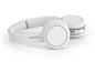 Weiße Philips Over-Ear-Kopfhörer mit Bassboost.
