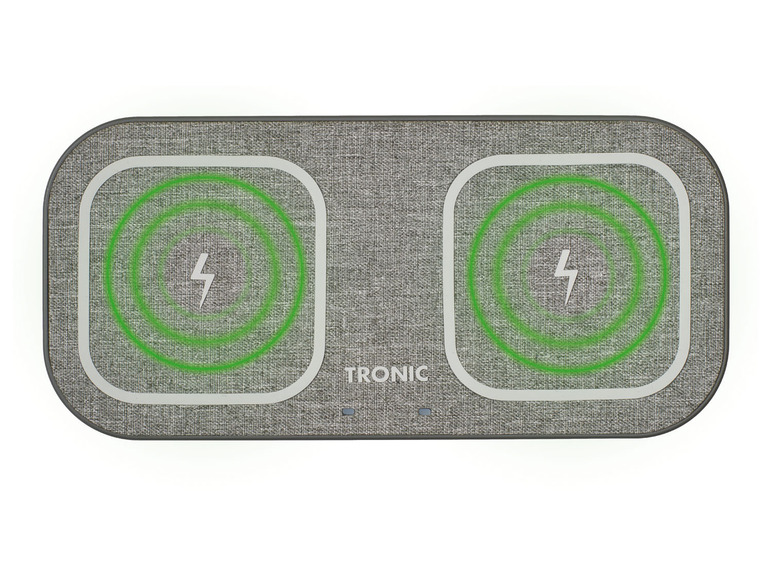 Gehe zu Vollbildansicht: TRONIC® Ladepad QI Dual, mit Metallrahmen, inkl. 30 W Netzteil - Bild 9