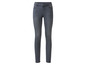 Dunkelgraue Skinny Jeans für Damen.