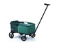Ein grüner ECO-light Transportwagen mit Griff.