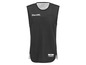 Schwarzes Basketballtrikot von Spalding mit Mesh.