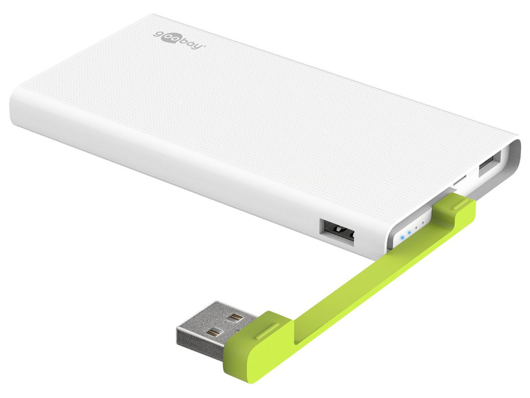 Gehe zu Vollbildansicht: Goobay Powerbank 10.0 (10.000 mAh), weiß - Bild 4