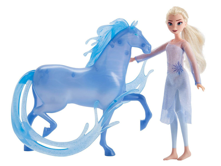 Gehe zu Vollbildansicht: DISNEY »Die Eiskönigin Elsa Puppe und Nokk Figur« - Bild 1