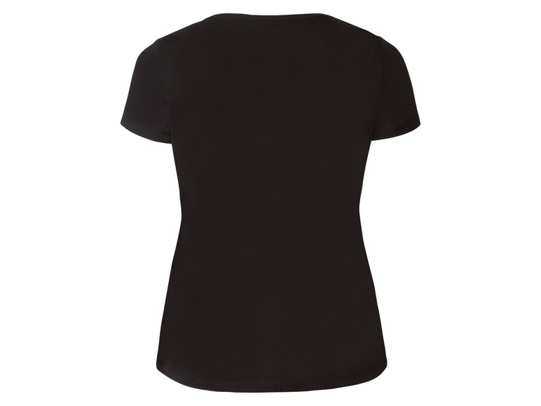 Gehe zu Vollbildansicht: esmara® Damen T-Shirt, 2 Stück, mit hohem Baumwollanteil - Bild 6