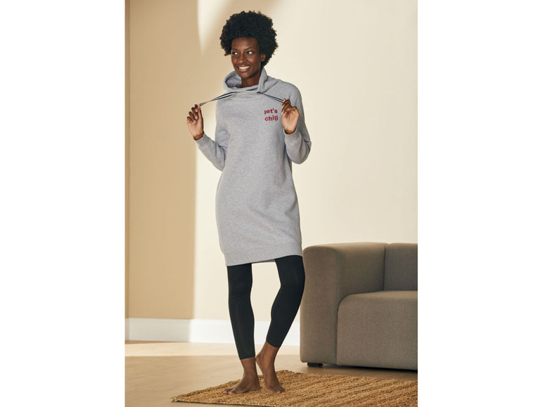 Gehe zu Vollbildansicht: esmara Damen Sweatkleid, mit Baumwolle - Bild 27