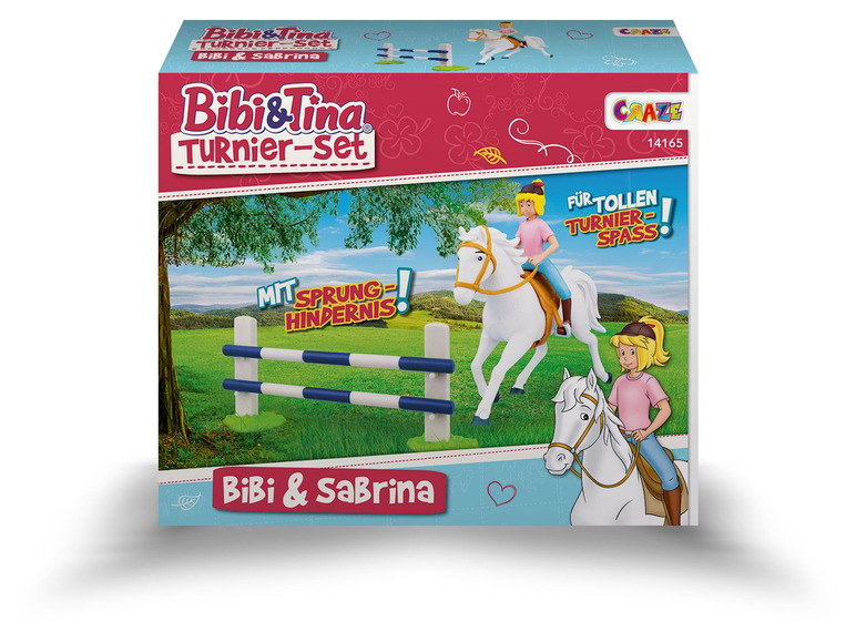 CRAZE Bibi & Tina »Turnier-Set Sabrina«, Bibi mit ab - Spielfiguren, & 2 Jahren 3