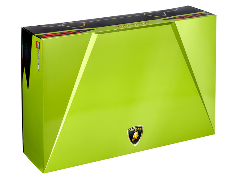 Lego Technic Box mit einem Lamborghini