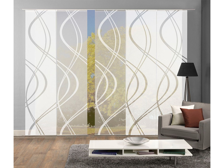 Gehe zu Vollbildansicht: Home Wohnideen Schiebevorhang »Tibero«, Scherli-Schnittverfahren, wollweiß, 60 x 245 cm - Bild 10