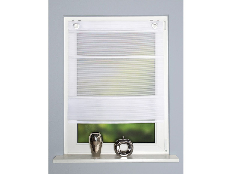 Gehe zu Vollbildansicht: Home Wohnideen Magnetrollo, inkl. Fensterhaken, halbtransparent, ab 45 x 130 cm - Bild 3