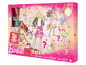Barbie Adventskalender mit Puppen und Accessoires.
