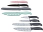 Ein Set Ernesto Messer mit verschiedenen Grifffarben.