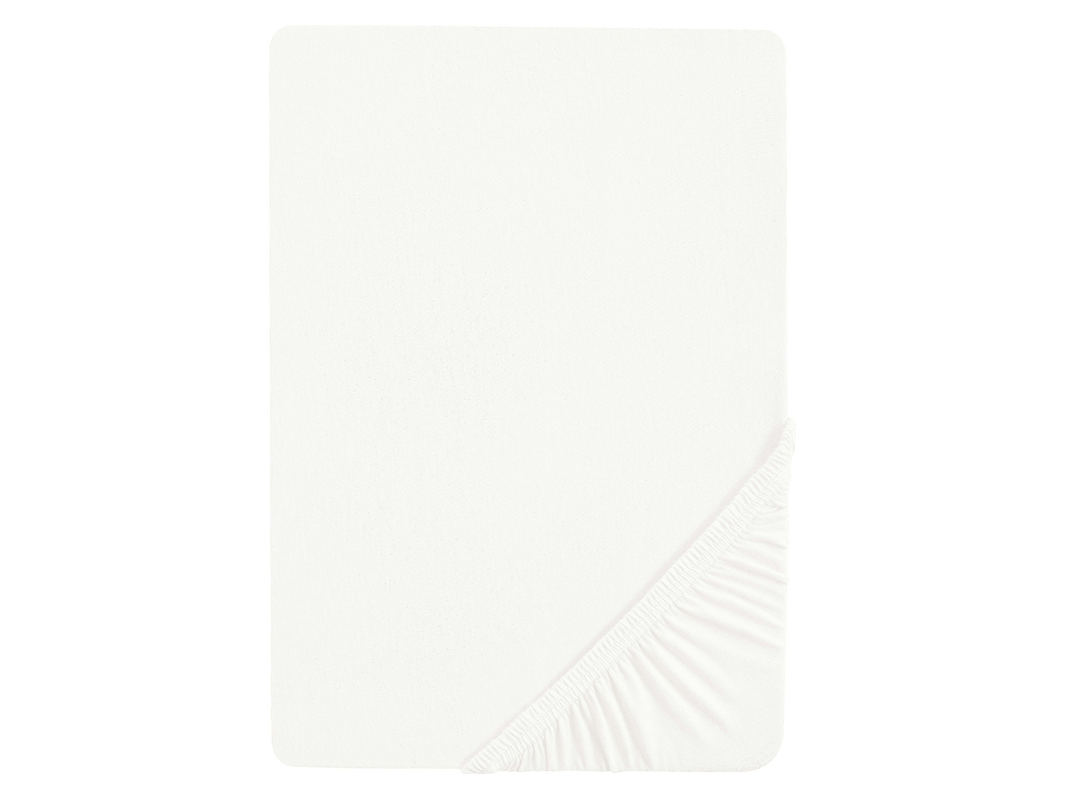 Biberna Premium Jersey-Elasthan Spannbettlaken (Weiss, 90 – 100 x 200 cm) | 04005774628975