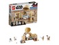 Lego Star Wars Set mit Obi-Wans Hütte und Minifiguren von Obi-Wan Kenobi, Luke Skywalker, R2-D2 und einem Tusken Raider.