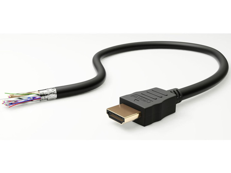 Gehe zu Vollbildansicht: Goobay Ultra High-Speed HDMI™ Kabel mit Ethernet, 8K, schwarz, 1,5 m - Bild 3