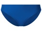 Eine blaue Bikini-Hose.