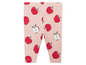 Rosa Leggings mit Apfel-Druck.