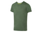 Ein grünes T-Shirt mit kurzen Ärmeln.