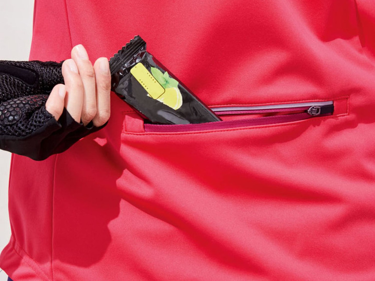 Gehe zu Vollbildansicht: CRIVIT® Allwetterjacke Damen, Rückentasche mit Reißverschluss, aus Softshell-Material - Bild 9