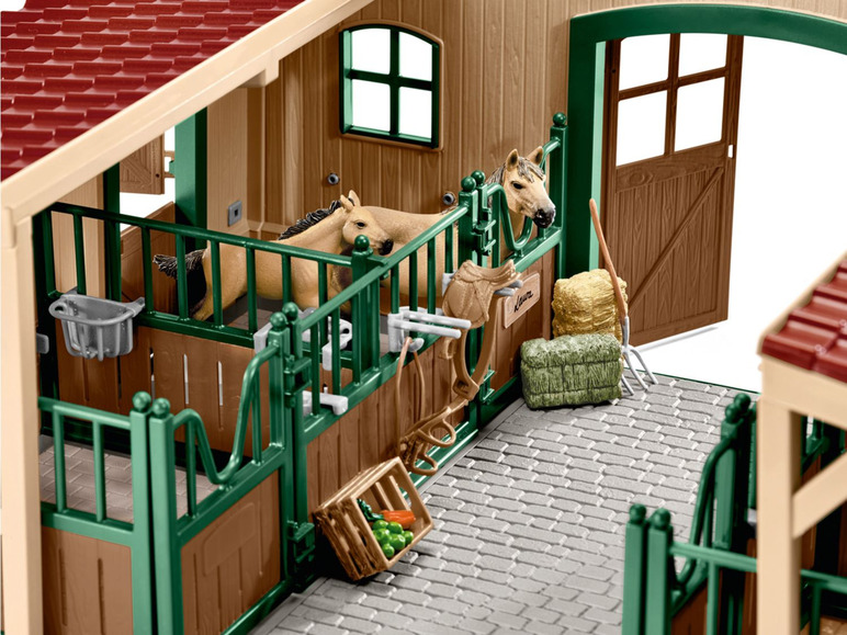 Gehe zu Vollbildansicht: Schleich Farm World 42195 »Pferdestall mit Pferden«, viele Spielfunktionen, ab 3 Jahren - Bild 3