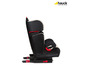 Seitenansicht eines schwarzen Hauck Autositzes.