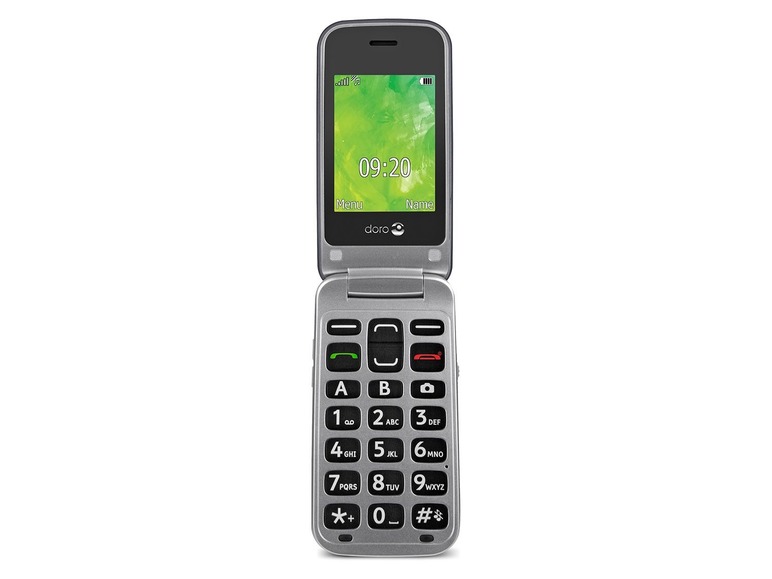 Gehe zu Vollbildansicht: doro 2414 stahl-silber GSM Mobiltelefon mit 3MP Kamera - Bild 1