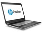 Ein silberner HP Pavilion Laptop.