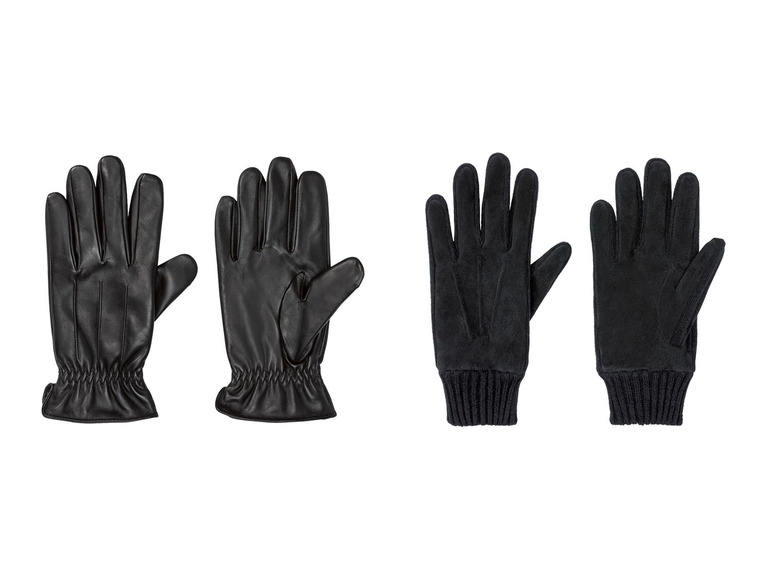 Gehe zu Vollbildansicht: LIVERGY Herren Lederhandschuhe, ideal für die kalte Jahreszeit - Bild 1