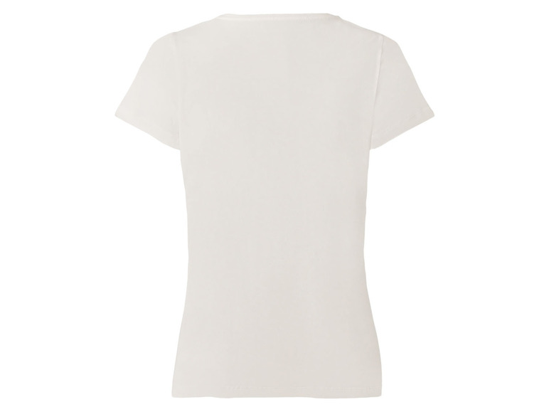 Gehe zu Vollbildansicht: esmara Damen T-Shirt, 2 Stück, mit weitem Rundhalsausschnitt - Bild 4