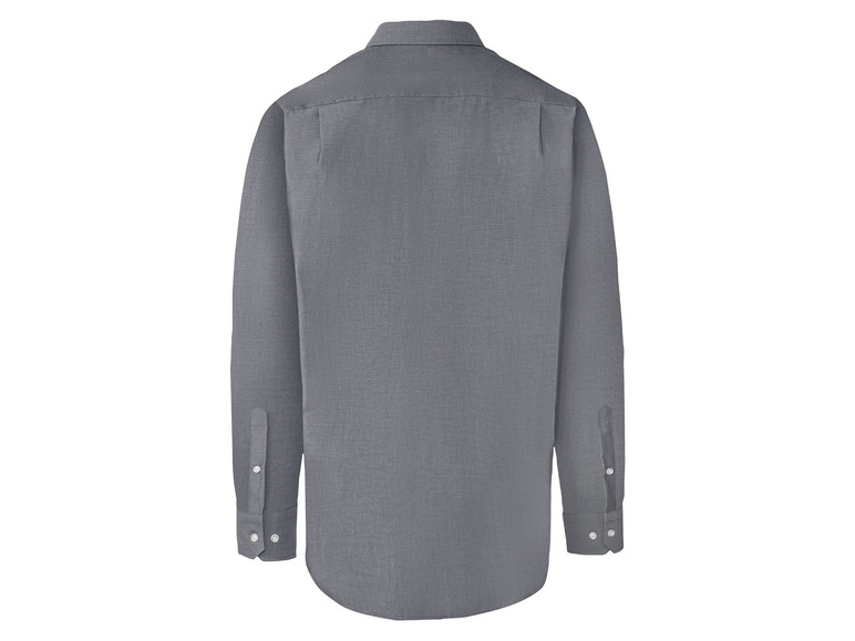 Gehe zu Vollbildansicht: Nobel League Herren Businesshemd, grau, aus reiner Baumwolle - Bild 2