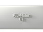 Eine Metallplatte mit der Aufschrift 'Alu-Natur 01'.