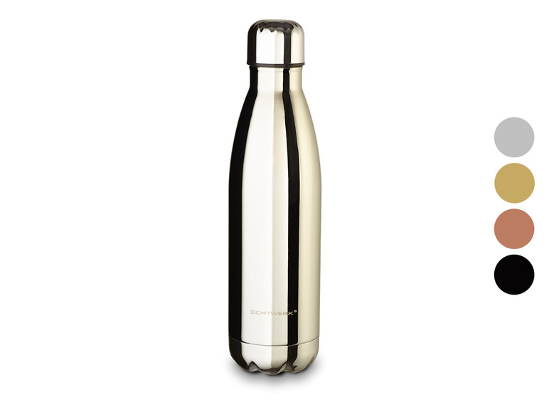 Gehe zu Vollbildansicht: ECHTWERK Trink-/Isolierflasche »Shiny«, aus Edelstahl - Bild 1
