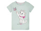Ein hellblaues T-Shirt mit Marie, der Katze aus Disneys Aristocats.