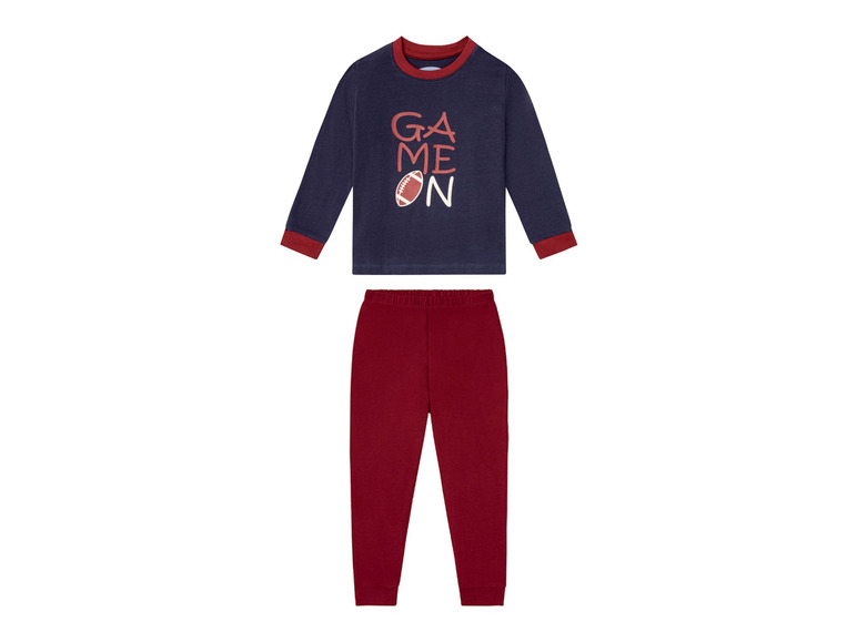 Gehe zu Vollbildansicht: lupilu® Kleinkinder Jungen Pyjama, mit Print - Bild 2