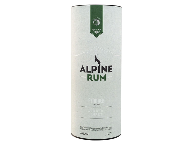 Gehe zu Vollbildansicht: Pfanner Alpine Rum mit Geschenkbox 40% Vol - Bild 3